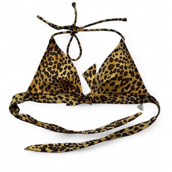 Victorias Secret hot Cheetah print bikini with tie bottoms and top - Picture 5 of 8